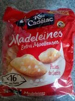 Mängden socker i Madeleines extra moelleuses perles de sucre