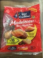 Mängden socker i Madeleines Extra Moelleuses Chocolat et Banane