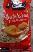 Mängden socker i Madeleine Extra Moelleuses perles de sucres