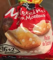 Mängden socker i Madeleines extra moelleuses