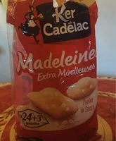 Mängden socker i Madeleines Extra Moelleuses Perles de Sucre