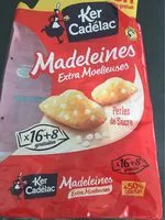 Mängden socker i Madeleines Extra Moelleuses Perles de Sucre
