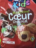Mängden socker i Ker Cadélac - Kids Madeleine Chocolate hazelnut, 420g (14.8oz)
