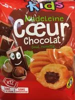 Mängden socker i Madeleine Coeur Chocolat Noisette