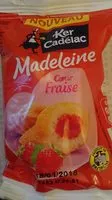 Mängden socker i Madeleine coeur fraise