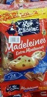 Mängden socker i Madeleines extra moelleuse