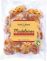 Mängden socker i Madeleine Pépites de chocolat