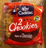 Mängden socker i 2 Chookies Pépites de Chocolat