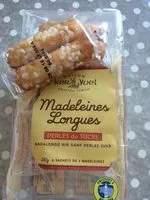 Mängden socker i Madeleines longues