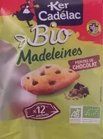 Mängden socker i Madeleines bio pépites de chocolat