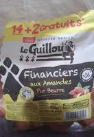 Mängden socker i Financiers aux amandes pur beurre