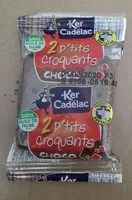 Mängden socker i 2 p'tits croquant choco