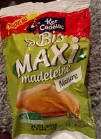 Mängden socker i Maxi Madeleine bio