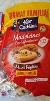 Mängden socker i Madeleines extra moelleuses