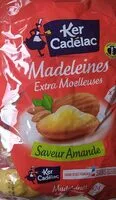 Mängden socker i Madeleines extra moelleuses Saveur Amande