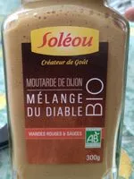 Mängden socker i Moutarde de Dijon biologique aux épices mélange du diable