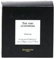 Mängden socker i Dammann Freres The Vert Gunpowder Tea - 25 Sachets in Black Box, 1.76oz (50g)