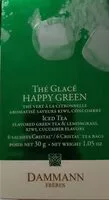 Mängden socker i Thé glacé Happy Green saveur Kiwi Concombre