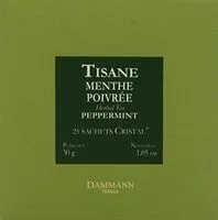 Mängden socker i Dammann Peppermint Tea Cristal Teabag (pack of 2, Total 50 Teabags)