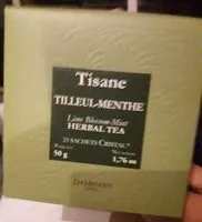Mängden socker i Tisane Tilleul Menthe  Herbal Tea