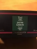 Mängden socker i Thé vert JAUNE LEMON