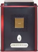 Mängden socker i Thé Noir Parfumé Quatre Fruits Rouges