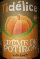 Mängden socker i Crème de potimarron