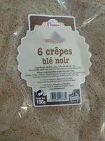 Mängden socker i 6 Crêpes Blé Noir