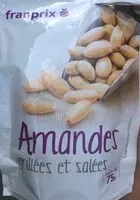 Mängden socker i Amandes grillées et salé