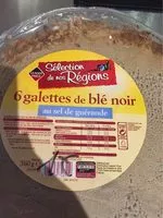 Mängden socker i 6 Galettes de Blé Noir au Sel de Guérande