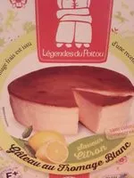 Mängden socker i Gâteau au Fromage Blanc saveur citron