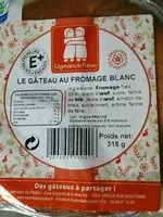 Mängden socker i Gateau au fromage blanc