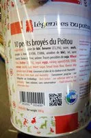 Mängden socker i Petite broyes du poitou