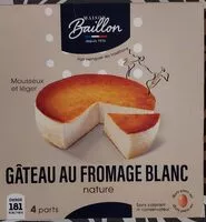 Mängden socker i Gateau au fromage blanc nature