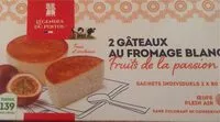 Mängden socker i Gâteaux au fromage blanc - Fruits de la passion