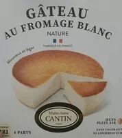 Mängden socker i Gâteau au fromage blanc