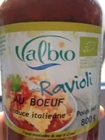 Mängden socker i Raviolis au Bœuf Sauce Italienne