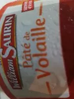 Mängden socker i Pâté de volaille