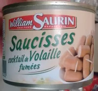 Mängden socker i Saucisses cocktail de Volaille fumées