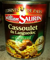 Mängden socker i Cassoulet du Languedoc au Canard - Cuisiné à la graisse de Canard