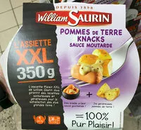 Mängden socker i L'assiette XXL - Pommes de terre Knacks sauce moutarde