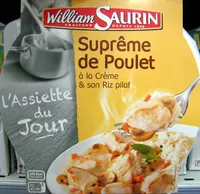 Mängden socker i Suprême de Poulet & son Riz pilaf