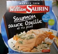 Mängden socker i Saumon sauce Oseille et riz pilaf