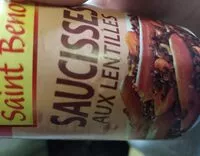 Mängden socker i Saucisses aux lentilles