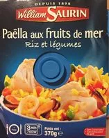 Mängden socker i Paëlla aux fruits de mer riz et légumes