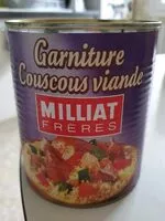 Mängden socker i Garniture couscous viande