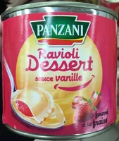 Mängden socker i Ravioli Dessert Sauce Vanille Fourré à la Fraise
