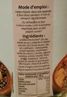 Mängden socker i Petit salé aux lentilles