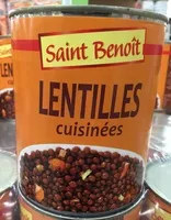 Mängden socker i Lentilles Cuisinées Saint Benoît