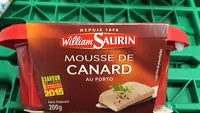 Mängden socker i William Saurin Mousse De Canard